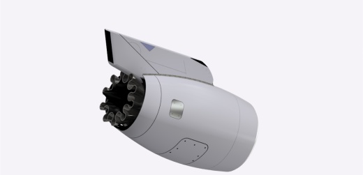 Turbo Fan Jet Engine涡轮风扇喷气发动机3D图纸 INVENTOR设计缩略图