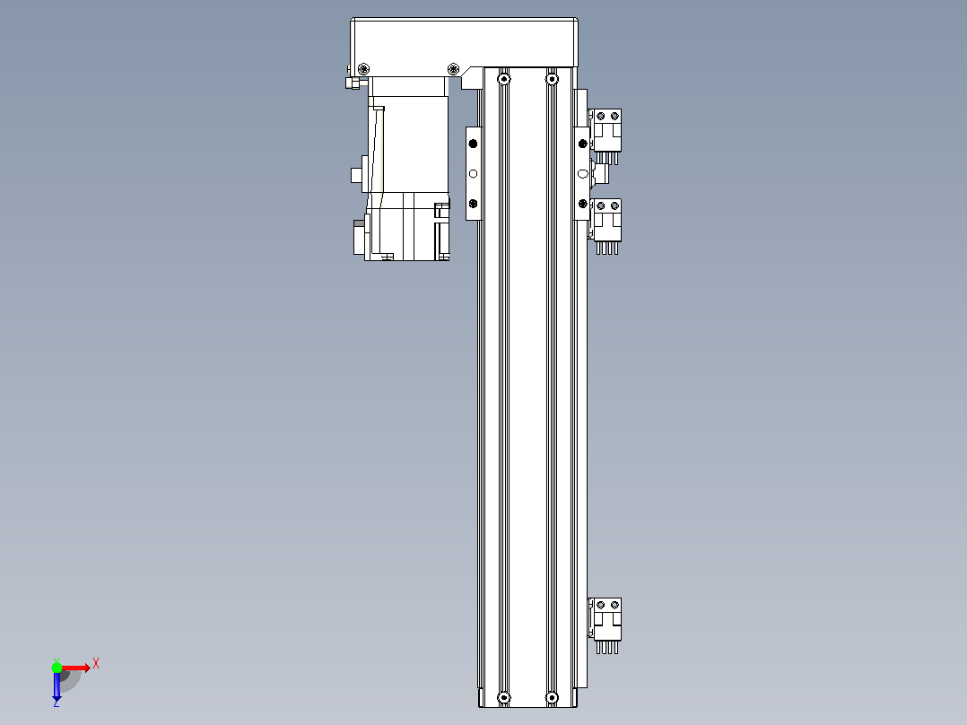 钢基模组TPA-KNR-5002C-300A1-ML-H1S2俯视图