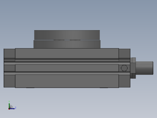 MSQ（φ70～φ200）摆台[MSQB100A-A93S]摆台气缸左视缩略图