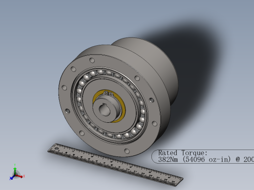 CS40谐波传动结构外观