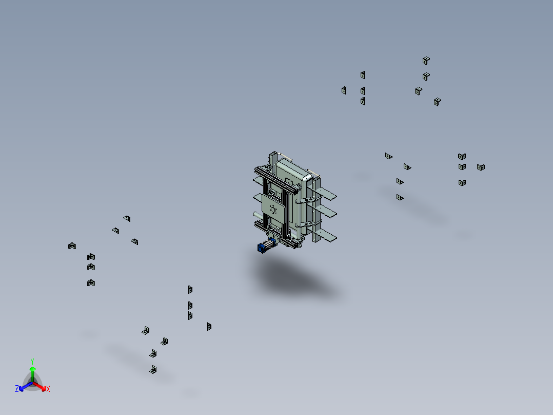 抓手正等轴测图