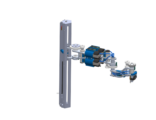 升降式四轴scara机器人SolidWorks3d图纸四轴内部结构图三维模型缩略图