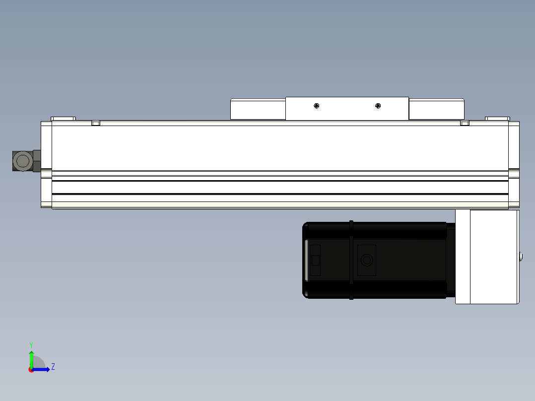 Toyo东佑达直线模组-ECH14-100-BM-400W左视图