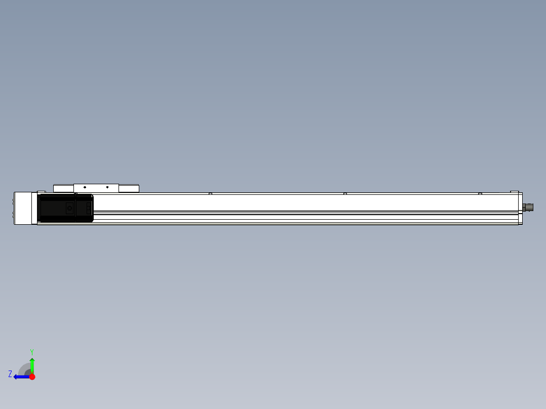 Toyo东佑达直线模组-ECH14-800-BL-400W右视图