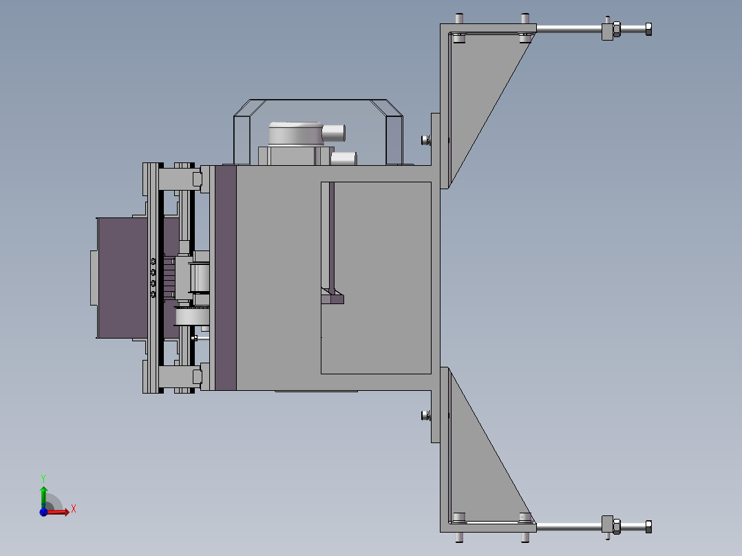 199伺服控制自动收料机前视图