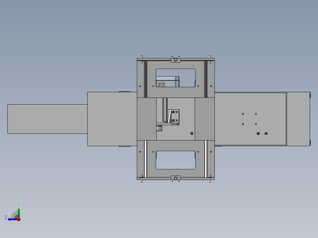 199伺服控制自动收料机右视图