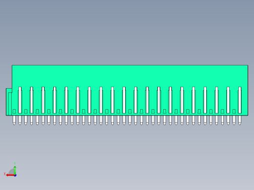 DEGSON 2EDG 系列 5.08mm 可插拔接线端子组-2EDGVTC-5.08-40P-14-00AH后视缩略图