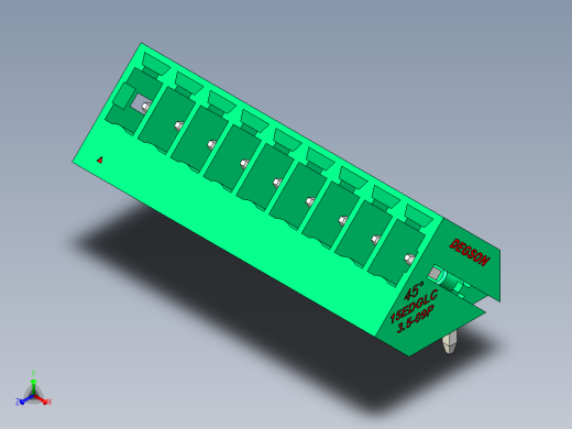 DEGSON 15EDG 系列 3.5mm 插拔式接线端子 FullPack-15EDGLC-3.5-09P-14-00AH