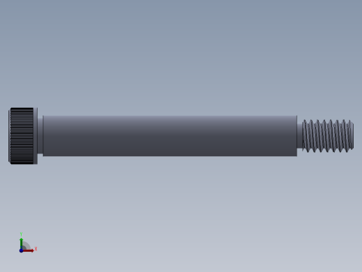 内六角螺螺栓-SB 0.25-20 x 2.SLDPRT前视缩略图