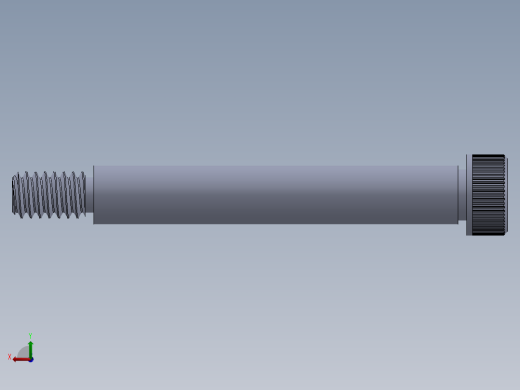 内六角螺螺栓-SB 0.25-20 x 2.SLDPRT后视缩略图