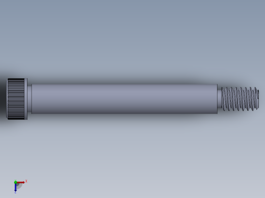 内六角螺螺栓-SB 0.25-20 x 2.SLDPRT俯视缩略图