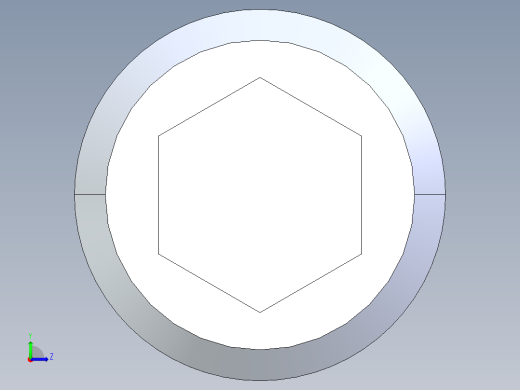 粗螺纹 SHCS 螺钉-SHCS 10-24.x1.STEP左视缩略图