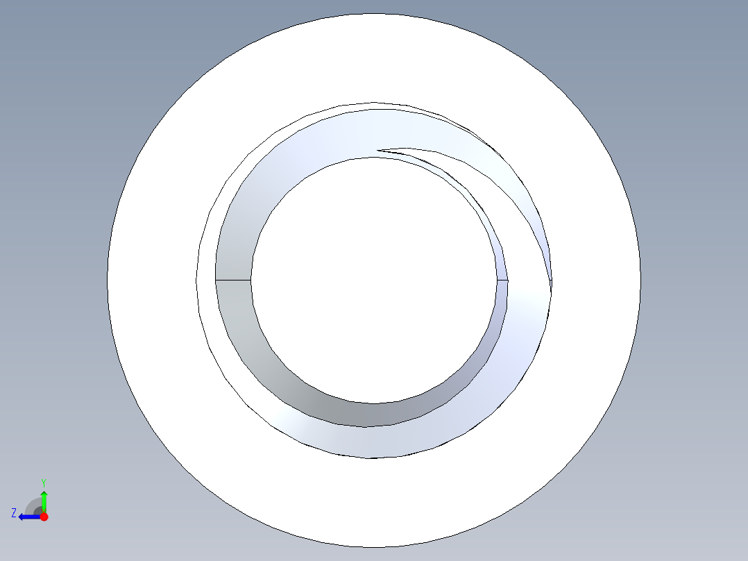 粗螺纹 SHCS 螺钉-SHCS 10-24.x1.STEP右视图