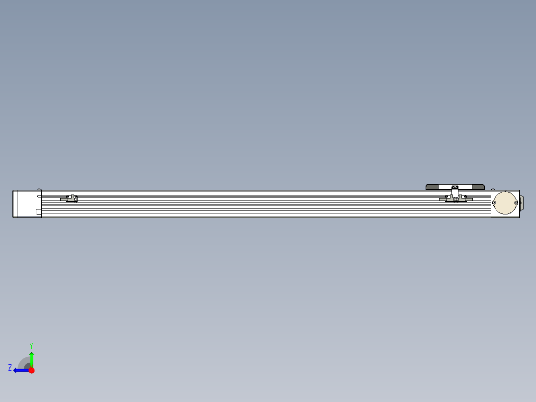 同步带滑台-欧规BC6-L120-S900-L-P40-D3右视图