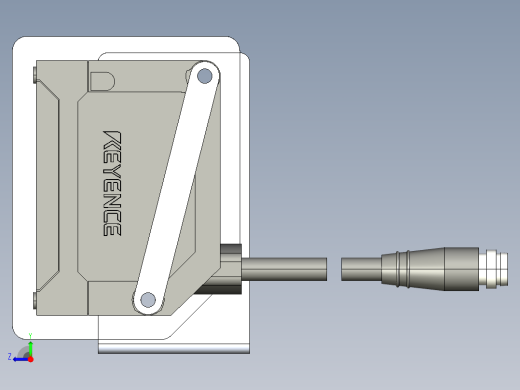 基恩士IL-065_kc图纸模型右视缩略图
