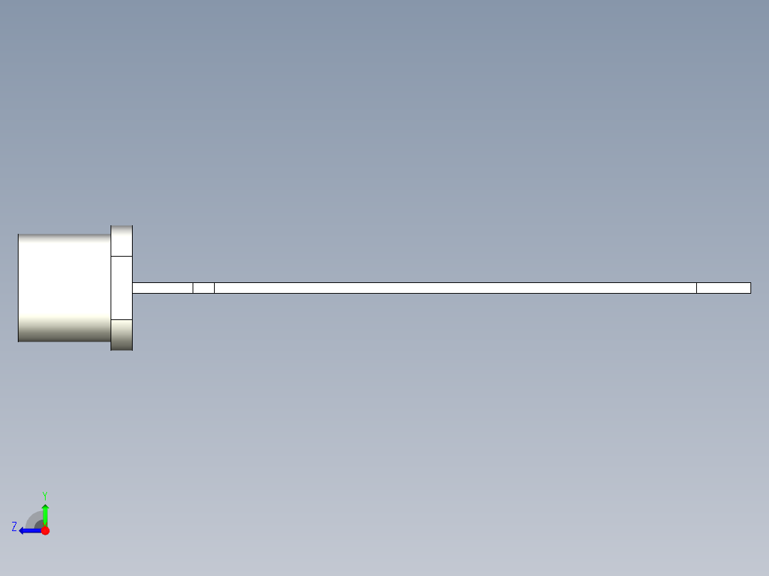 1光度检测传感器 NaPiCa 导线型右视图