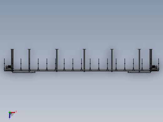 挂蜡、浸漆、镀层环形循环线俯视缩略图