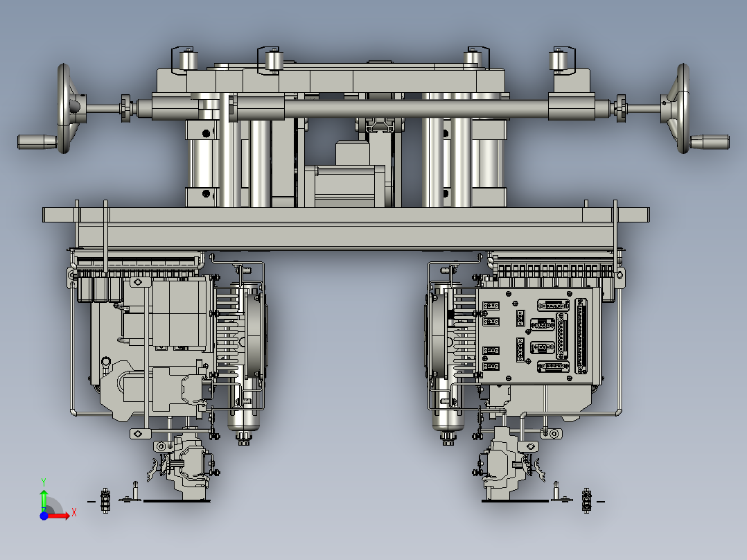 压缩摩擦试验机前视图