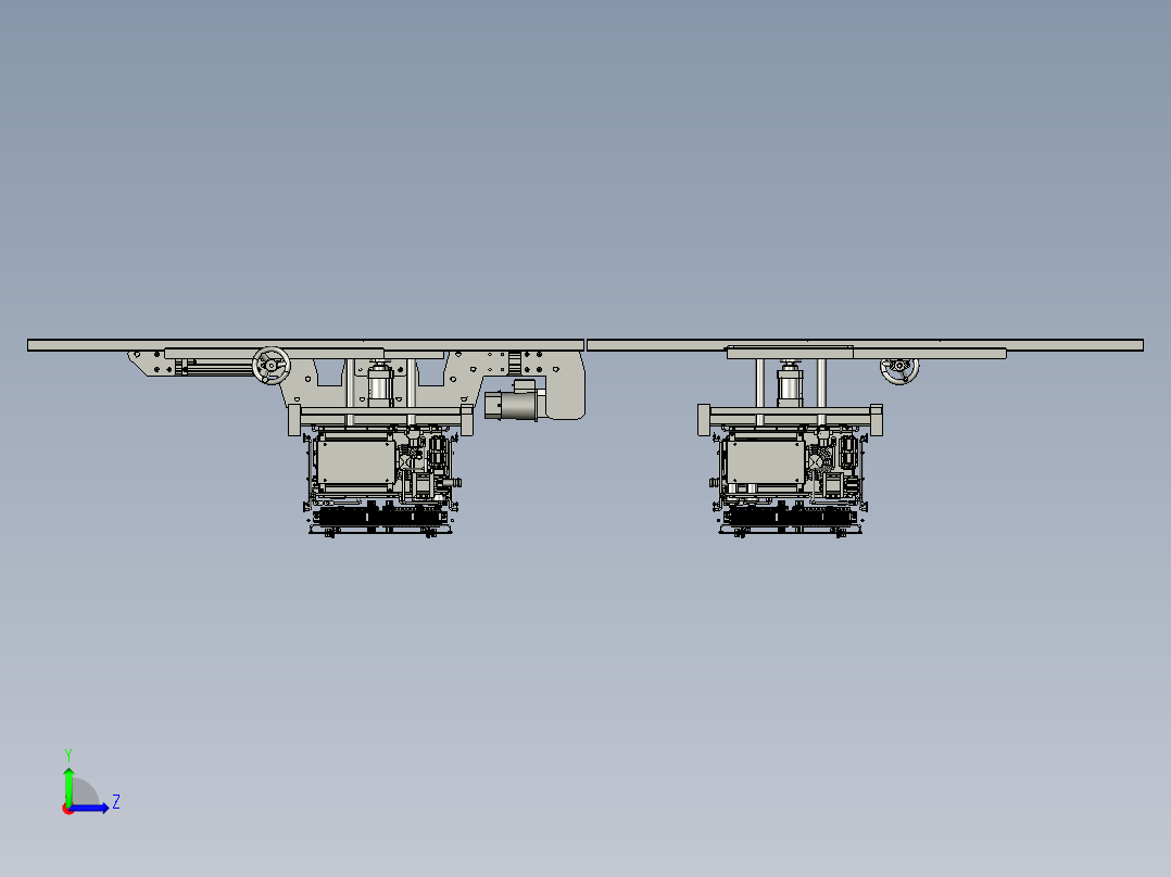 压缩摩擦试验机左视图