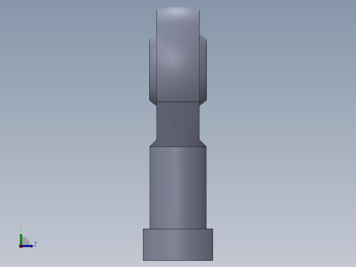鱼眼轴承活结螺栓左视缩略图