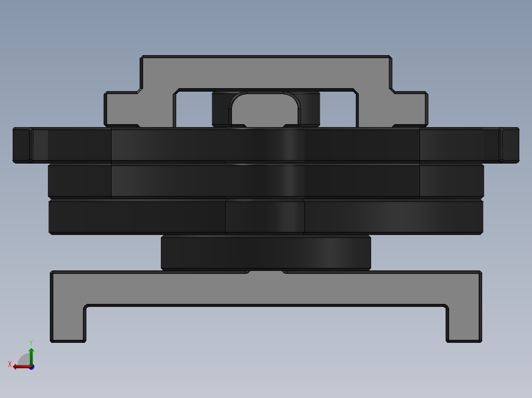 激光下料拼图棘轮间歇机构AutoCAD, Autodesk 3ds Max, Parasolid, SOLIDWORKS 2016, STEP _ IGES后视图