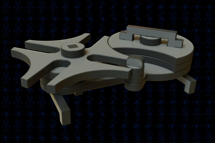 激光下料拼图棘轮间歇机构AutoCAD, Autodesk 3ds Max, Parasolid, SOLIDWORKS 2016, STEP _ IGES