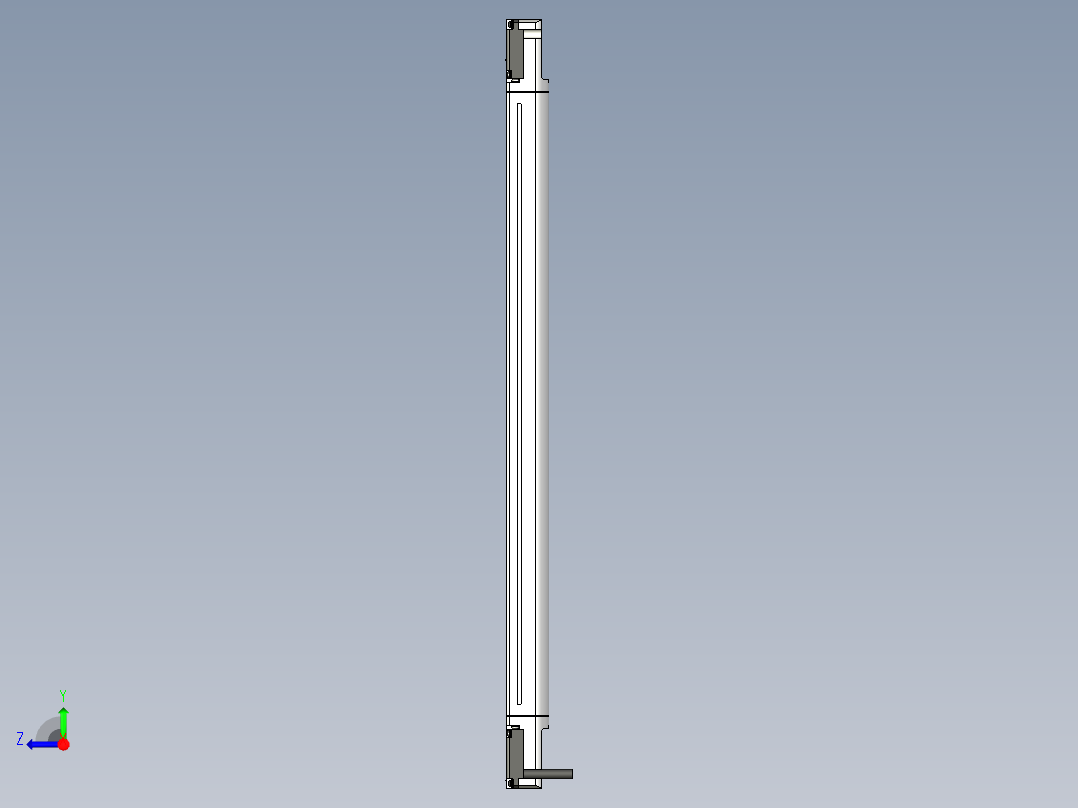 基恩士SL-V12L_T_kc图纸模型右视图
