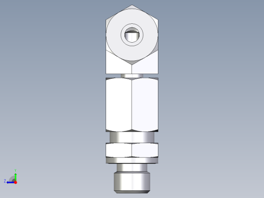 卡套式工业通用硬管接头EO_Assembled_adjustable_standpipe_elbow_EVW06LR71右视缩略图