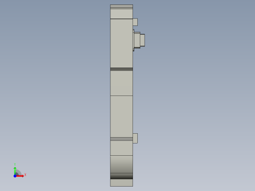 基恩士FS-V20R_kc图纸模型前视缩略图