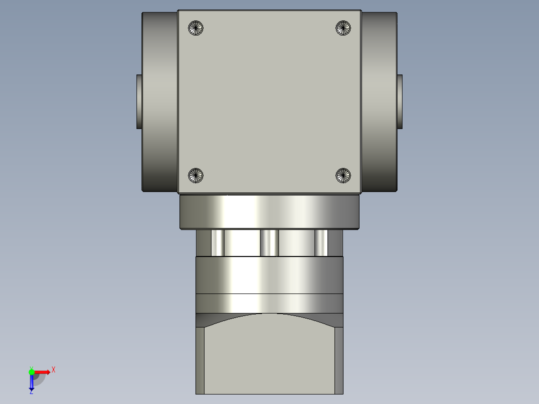 HZT70-L2-(A)-S2-P2-(14-30-50-M5-70)-双输出轴14俯视图