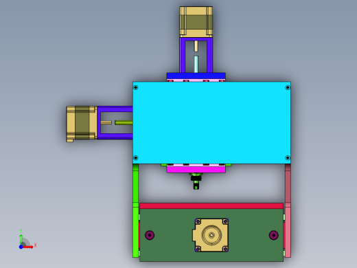 科普用金属微型钻床前视缩略图