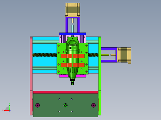 科普用金属微型钻床后视缩略图
