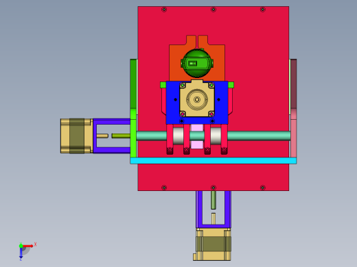科普用金属微型钻床俯视缩略图