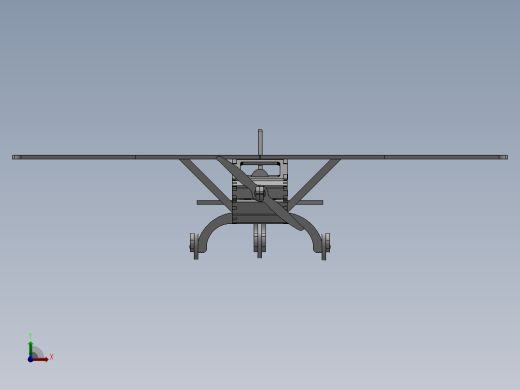 激光下料拼图飞机CAD-SolidWorks-X_T格式前视缩略图