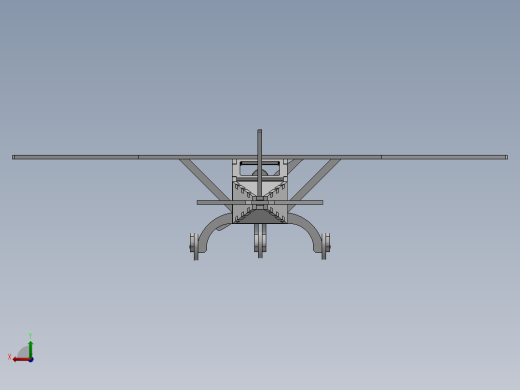 激光下料拼图飞机CAD-SolidWorks-X_T格式后视缩略图