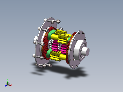 限滑差速器结构设计含SW三维+CAD图纸