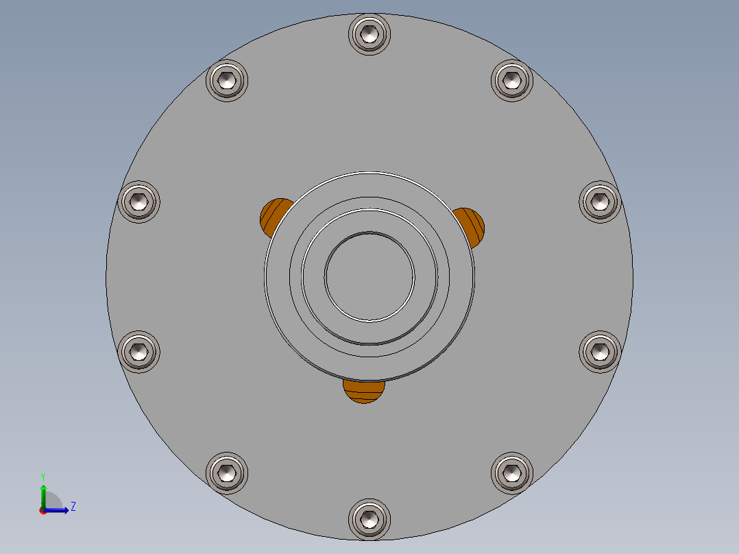 限滑差速器结构设计含SW三维+CAD图纸左视图