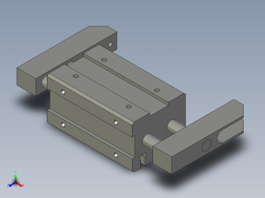 普通气爪PH07-20正等轴测缩略图