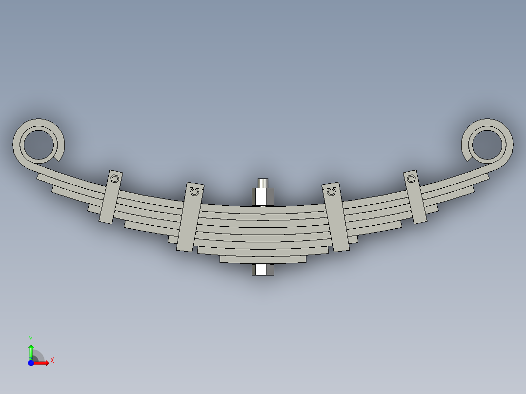 2024.1.5钢板弹簧前视图