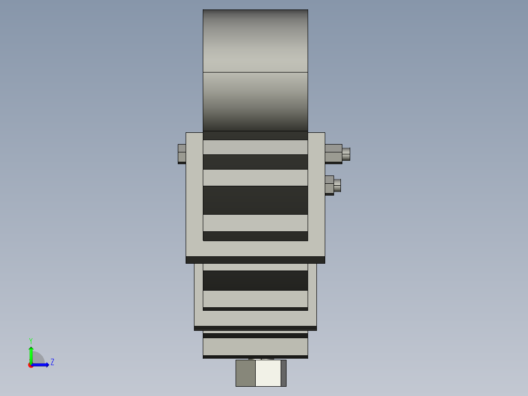 2024.1.5钢板弹簧左视图