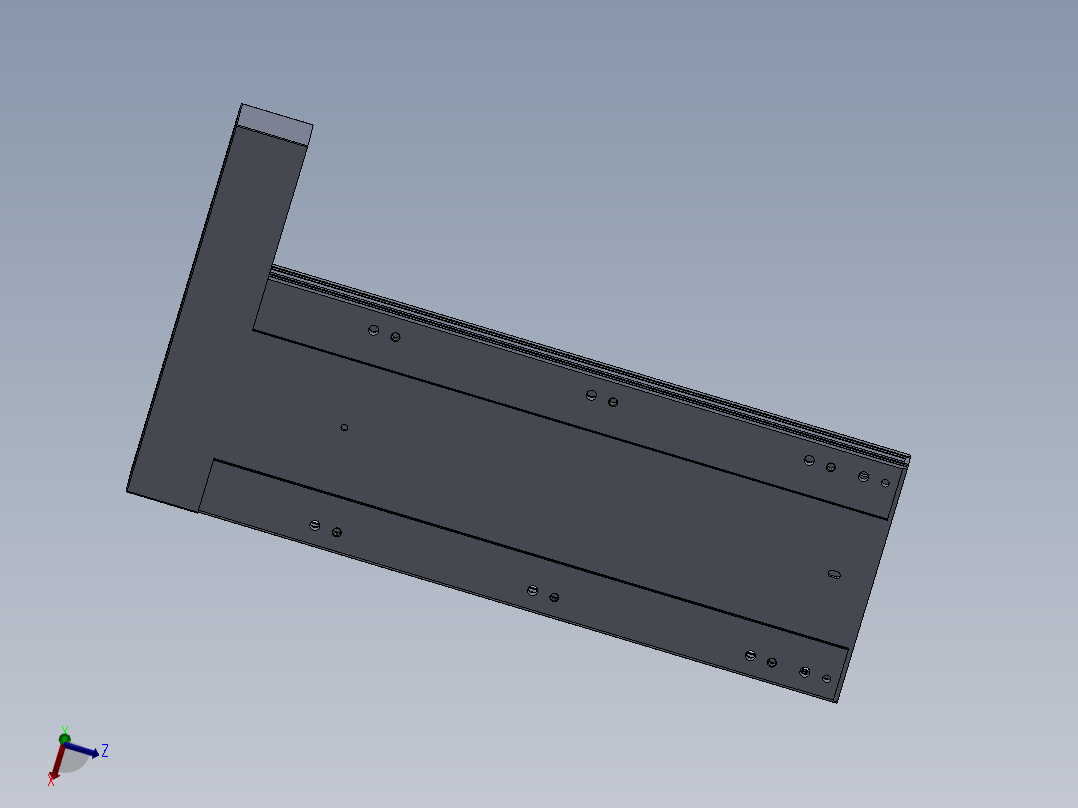 直线模组LHA22-1-可变-L设计图纸主视图