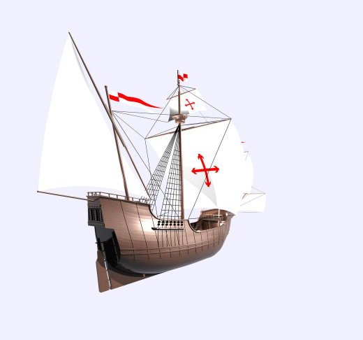 Santa Maria帆船设计缩略图