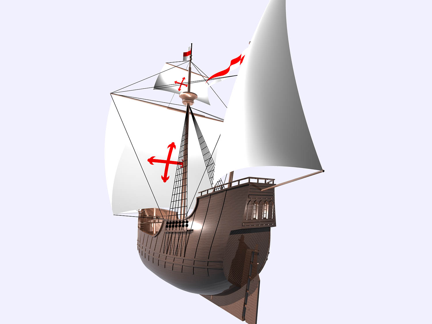 Santa Maria帆船设计