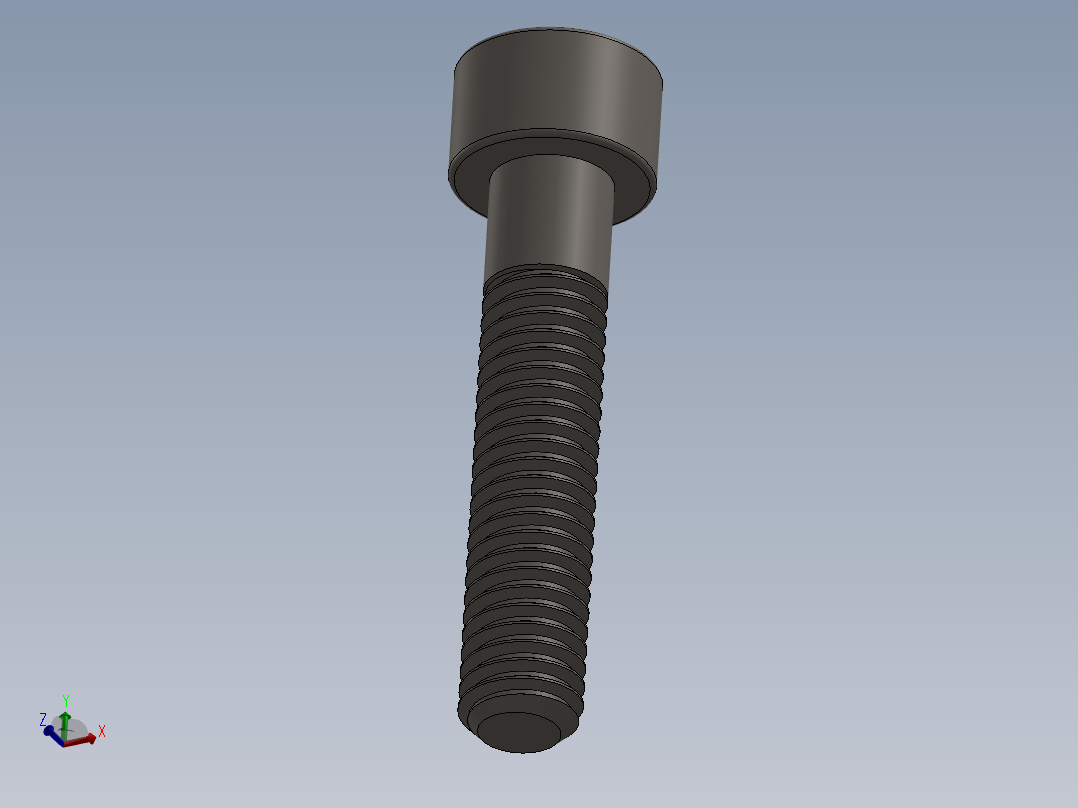 Screw_DIN_912_M6x30_A2.SLDPRT公制内六角螺钉