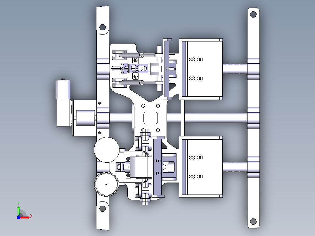 制动踏板模型前视图