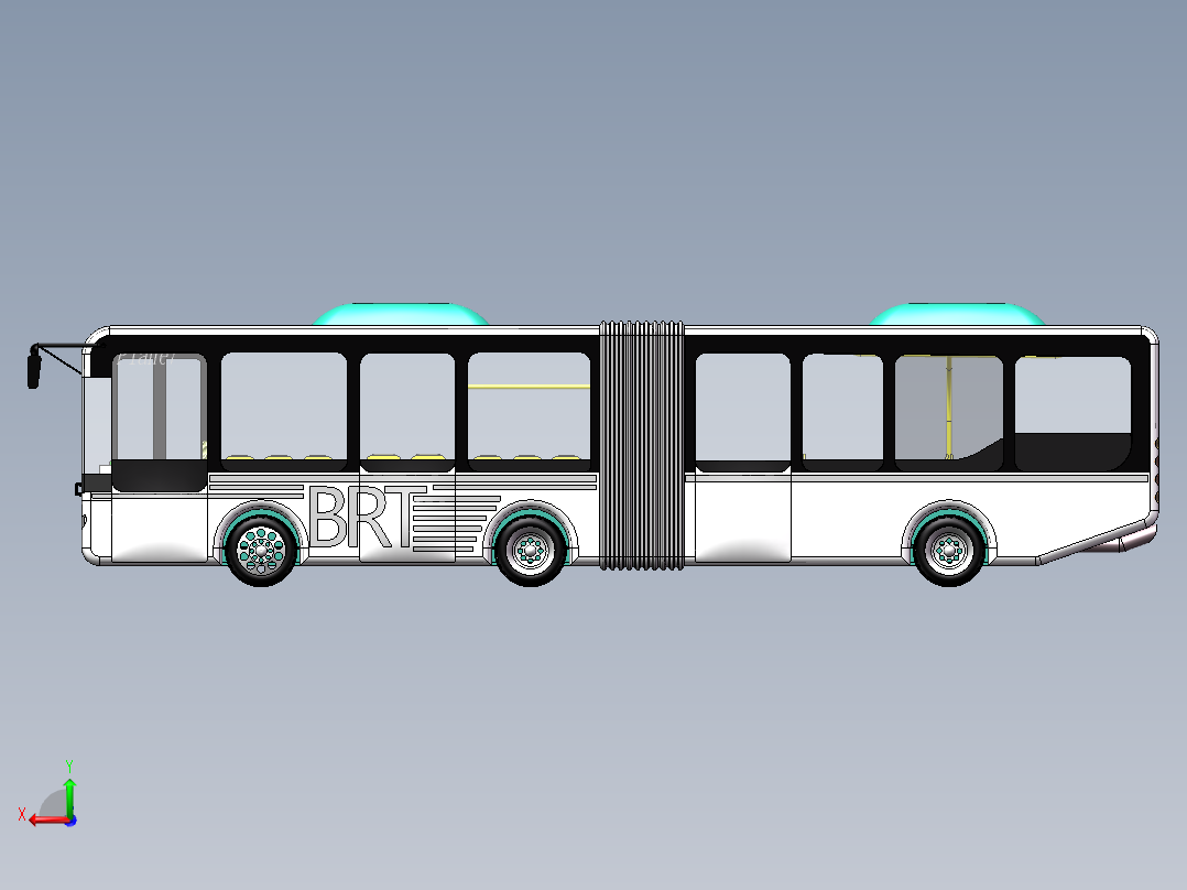 公交车 sw14后视图