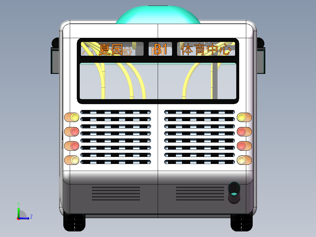 公交车 sw14左视图