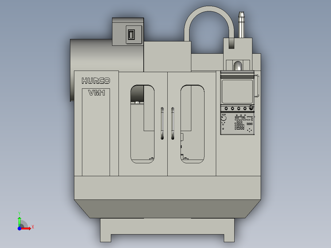 A3004058-HURCO VM1 立式铣床前视图