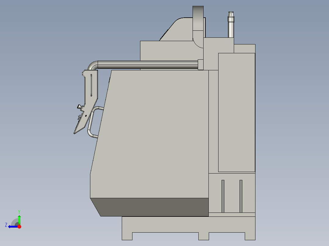 A3004058-HURCO VM1 立式铣床右视图