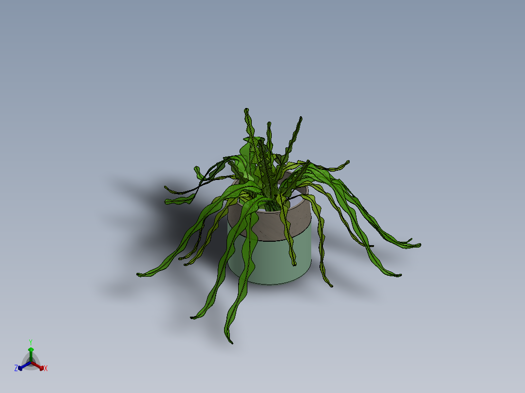 植物(61)正等轴测图